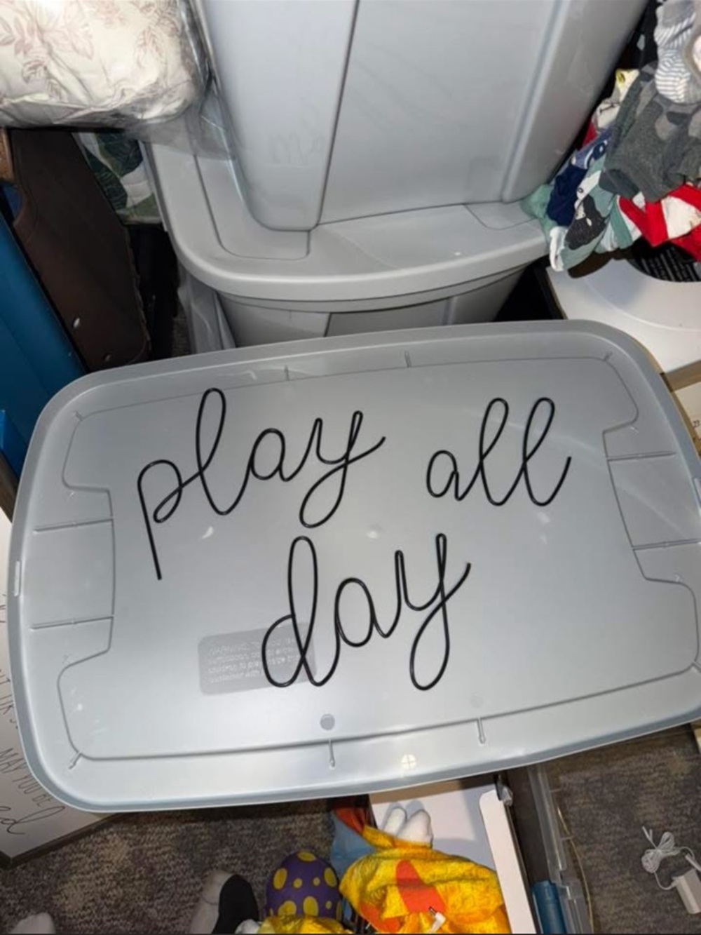 “Play All Day” Sign